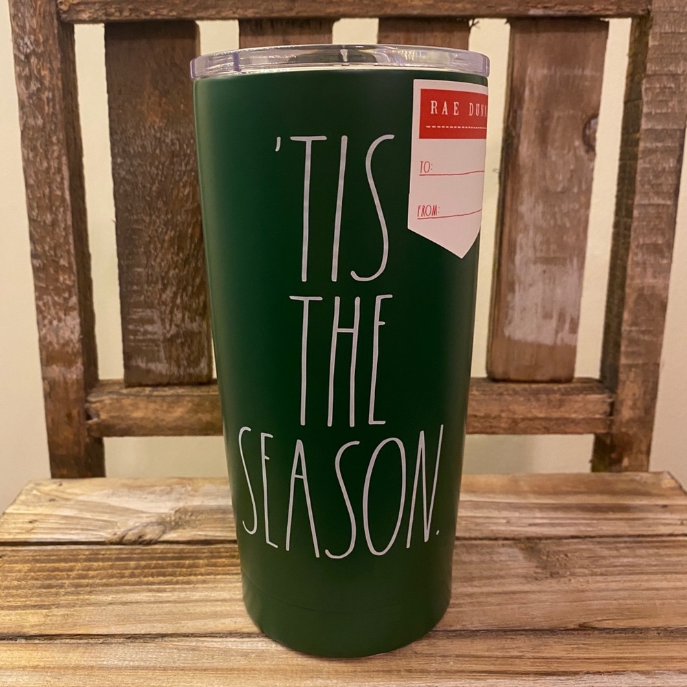 Rae Dunn 2020 Green ‘Tis the Season Tumbler
